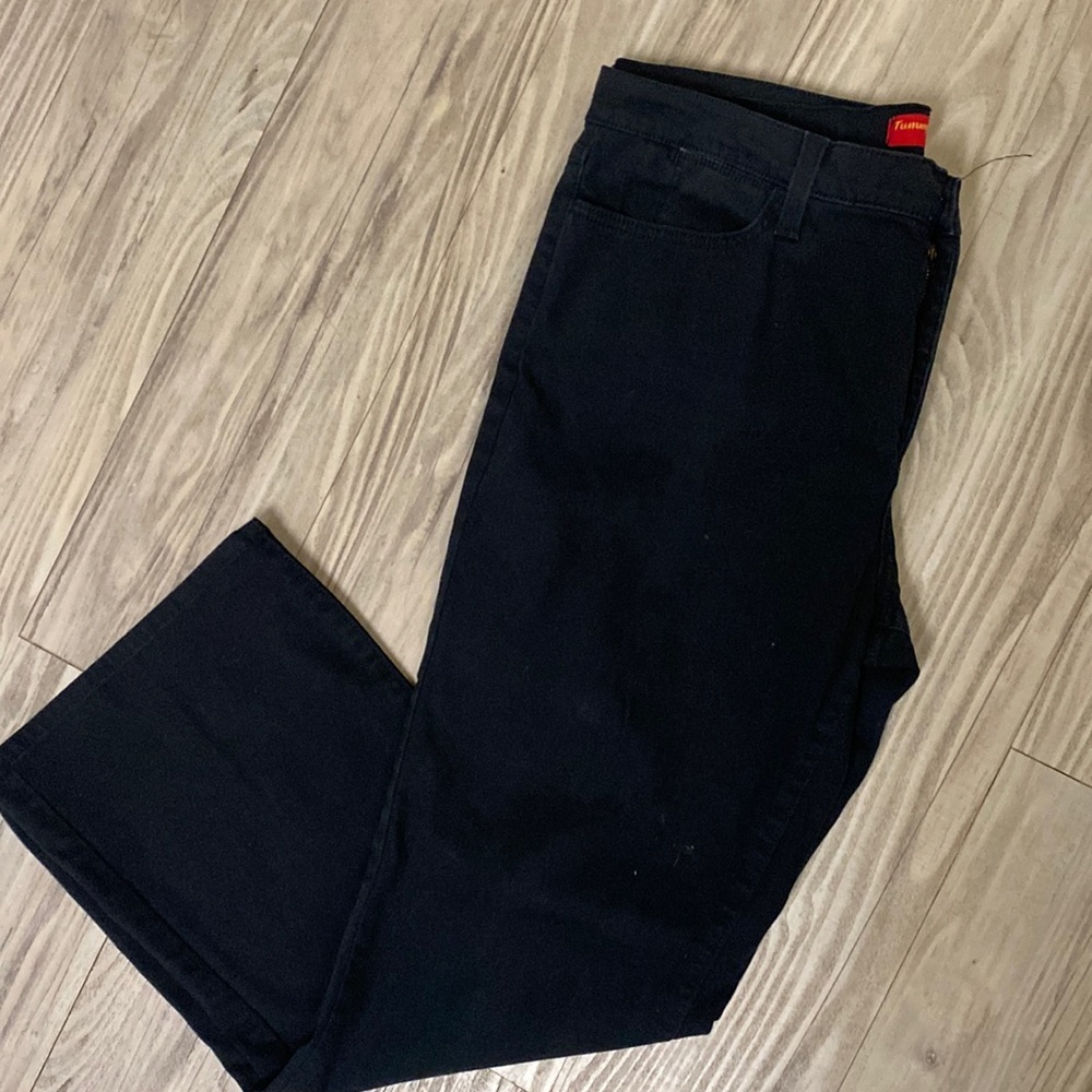 NYDJ Plus Bootcut Jeans  16P  Black EUC